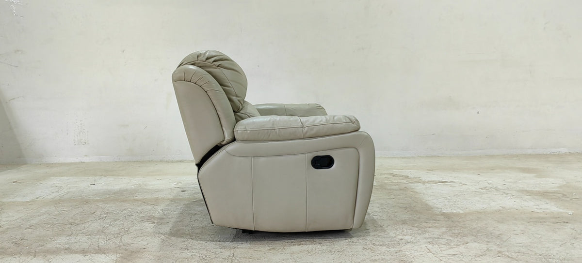 1238-M5652(1) - 2 SEATER RECLINER(MANUAL) - BLR WH