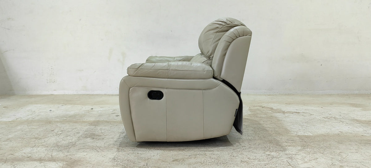 1238-M5652(1) - 2 SEATER RECLINER(MANUAL) - BLR WH