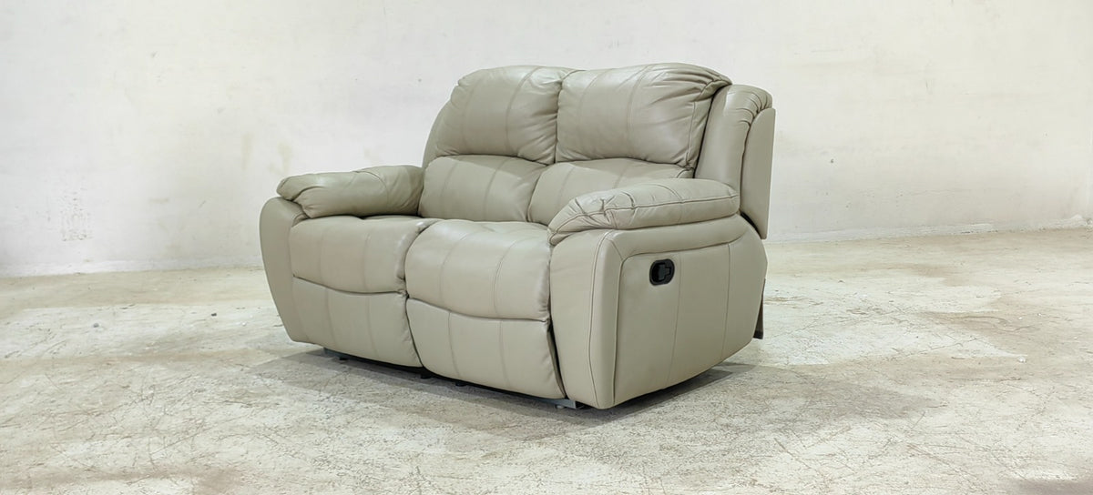 1238-M5652(1) - 2 SEATER RECLINER(MANUAL) - BLR WH