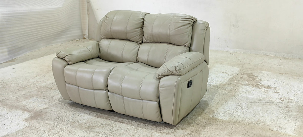 1238-M5652(1) - 2 SEATER RECLINER(MANUAL) - BLR WH