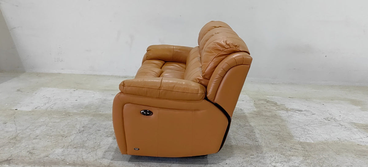1238-M5658(4) - 3 SEATER RECLINER(ELECTRIC) - BLR WH