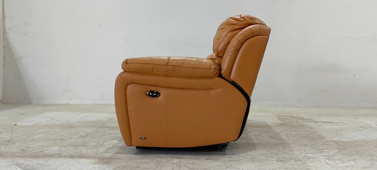 1238-M5658(4) - 3 SEATER RECLINER(ELECTRIC) - BLR WH