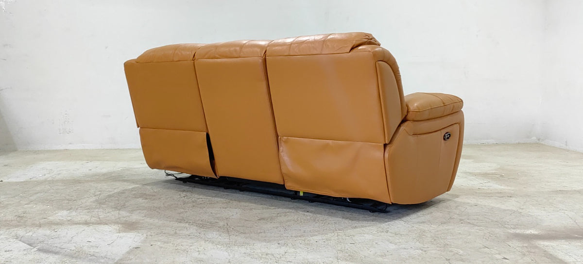 1238-M5658(4) - 3 SEATER RECLINER(ELECTRIC) - BLR WH