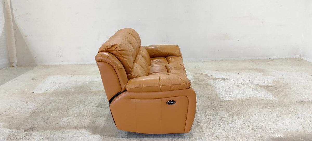 1238-M5658(4) - 3 SEATER RECLINER(ELECTRIC) - BLR WH