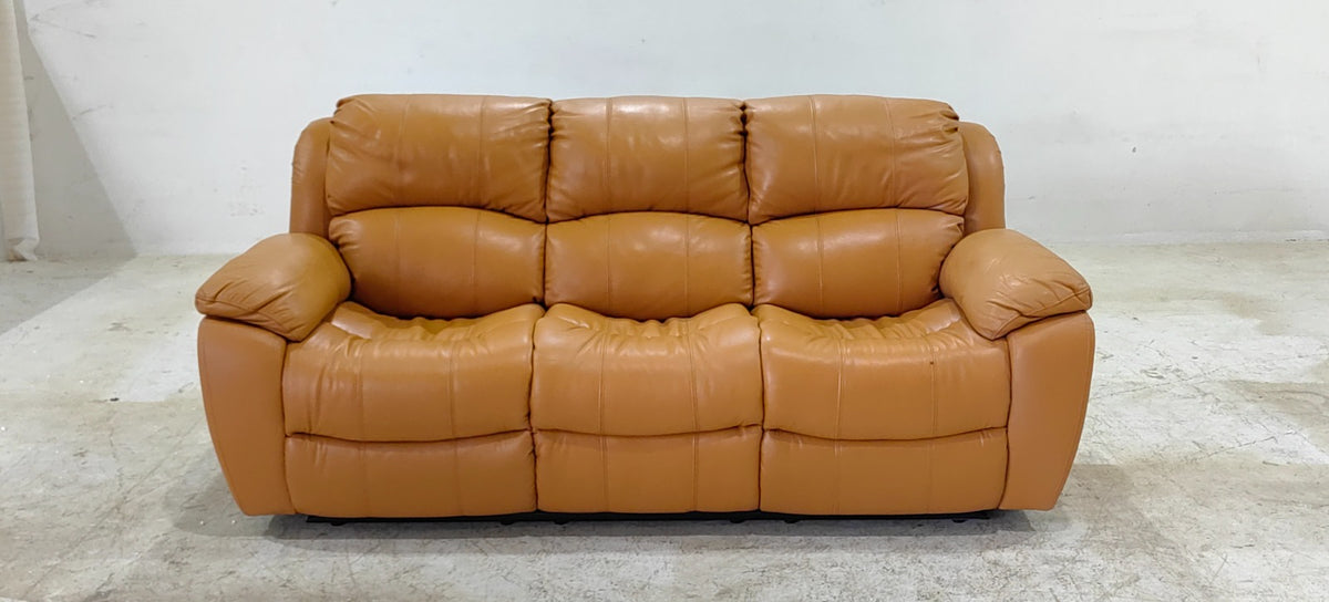 1238-M5658(4) - 3 SEATER RECLINER(ELECTRIC) - BLR WH