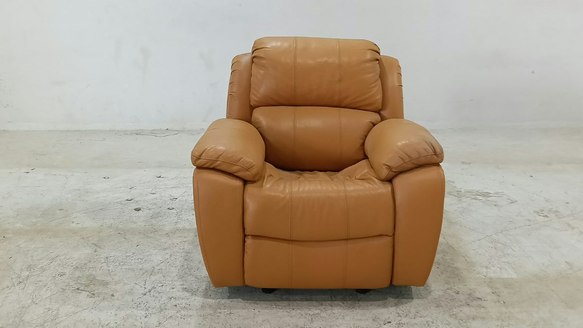 1238-M5658(2) - 1 SEATER RECLINER(MANUAL) - BLR WH
