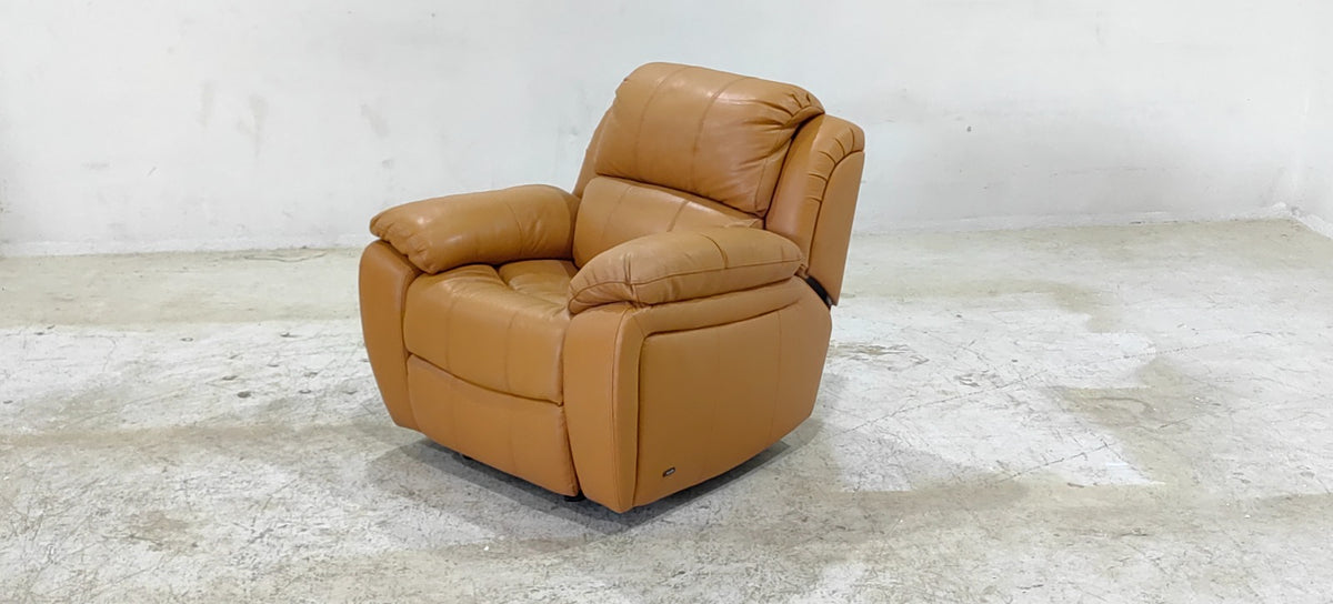 1238-M5658(2) - 1 SEATER RECLINER(MANUAL) - BLR WH