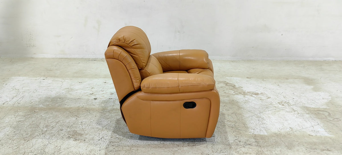 1238-M5658(2) - 1 SEATER RECLINER(MANUAL) - BLR WH