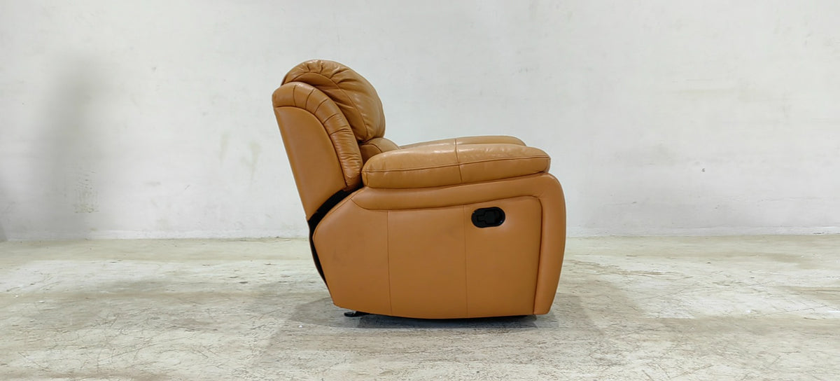 1238-M5658(2) - 1 SEATER RECLINER(MANUAL) - BLR WH