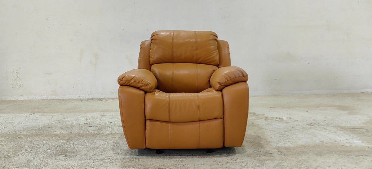 1238-M5658(2) - 1 SEATER RECLINER(MANUAL) - BLR WH