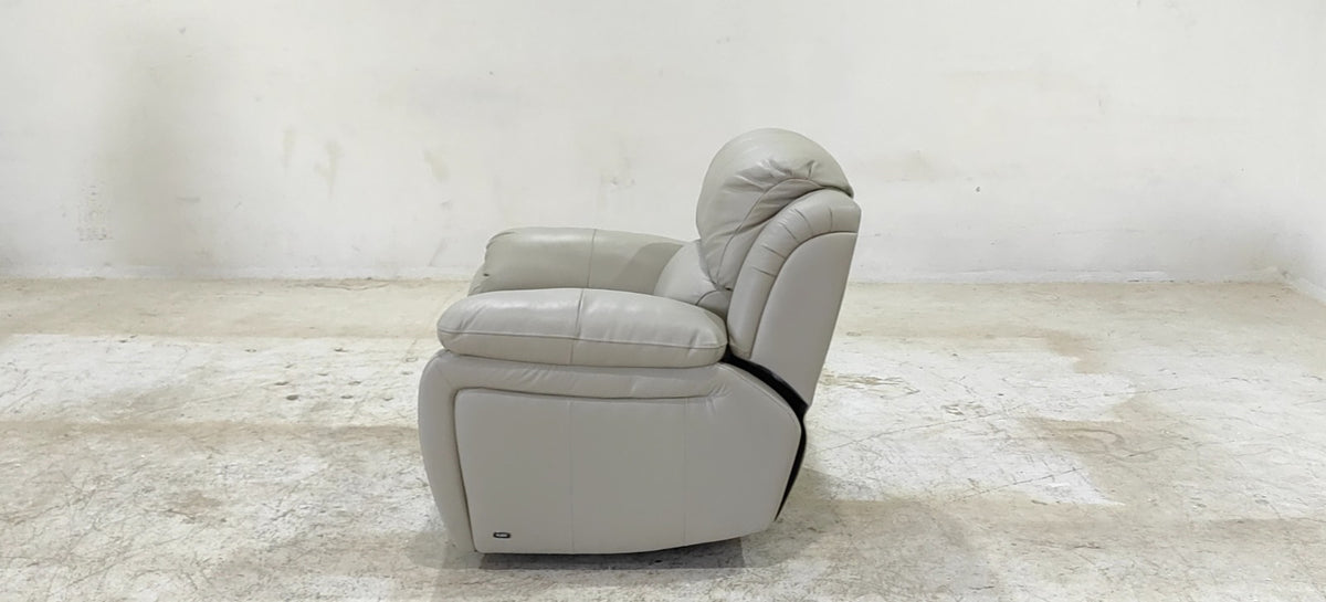 1238-M5652(1) - 1 SEATER RECLINER(ELECTRIC) - BLR WH