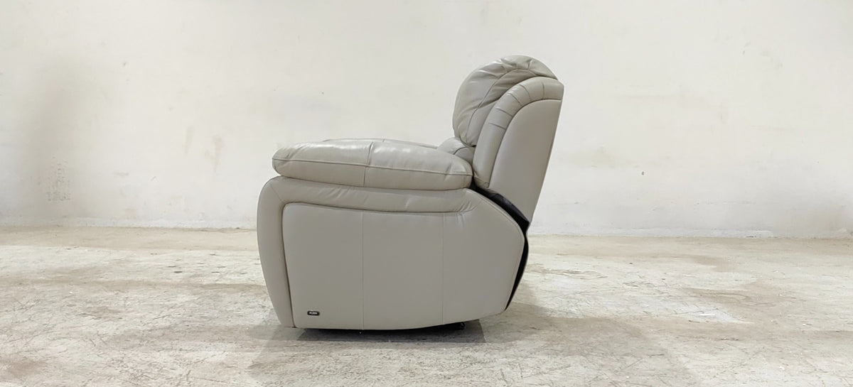 1238-M5652(1) - 1 SEATER RECLINER(ELECTRIC) - BLR WH