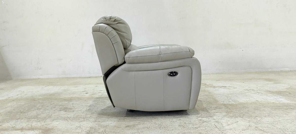 1238-M5652(1) - 1 SEATER RECLINER(ELECTRIC) - BLR WH