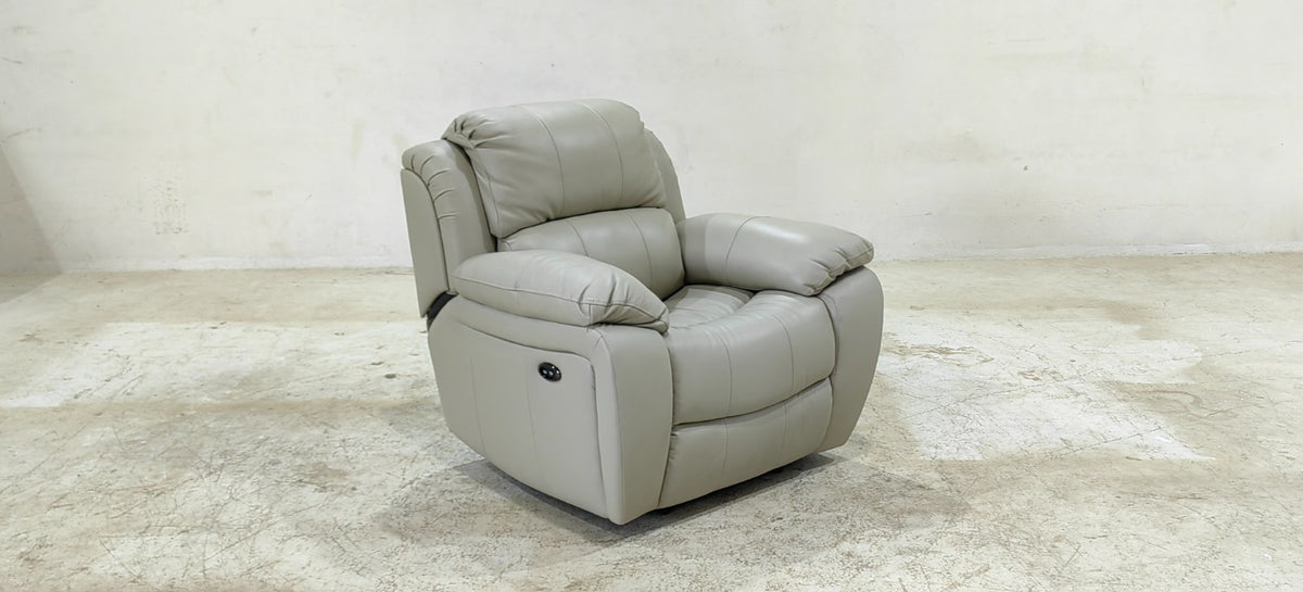 1238-M5652(1) - 1 SEATER RECLINER(ELECTRIC) - BLR WH