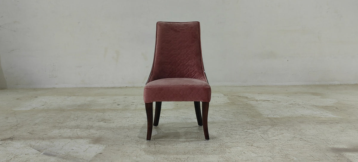 CRESCENT(6) - DINING CHAIR - BLR WH