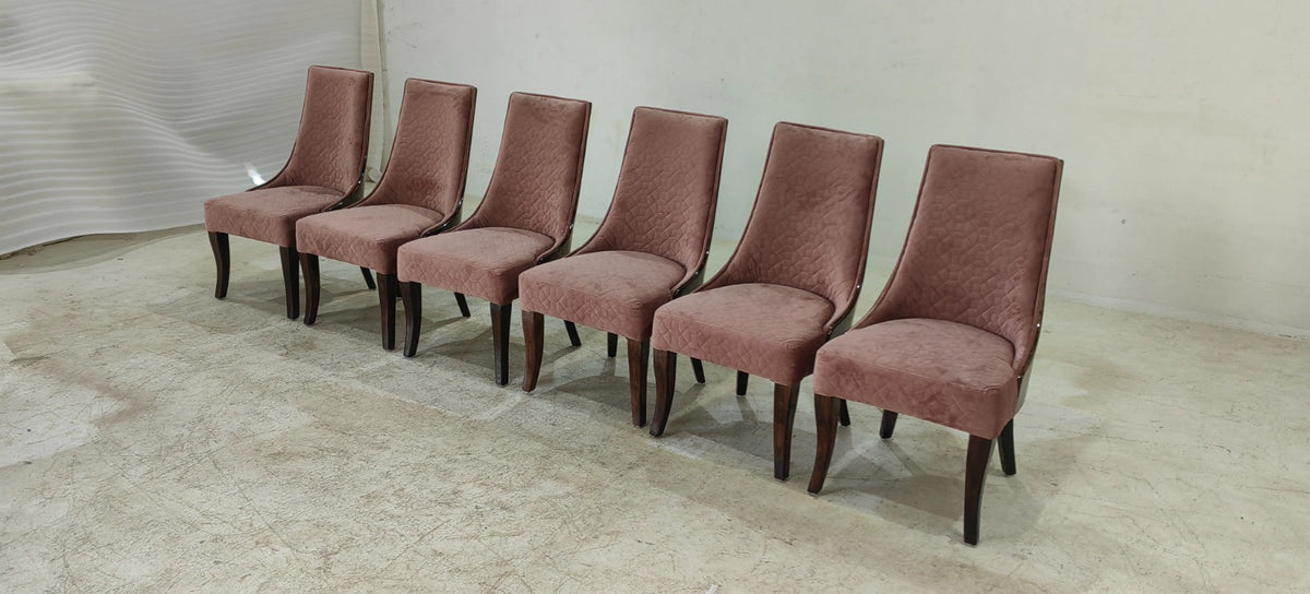 CRESCENT(6) - DINING CHAIR - BLR WH