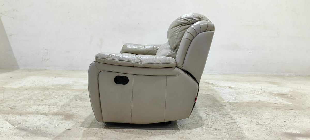 1238-M5652 - 3 SEATER RECLINER(MANUAL) - BLR WH