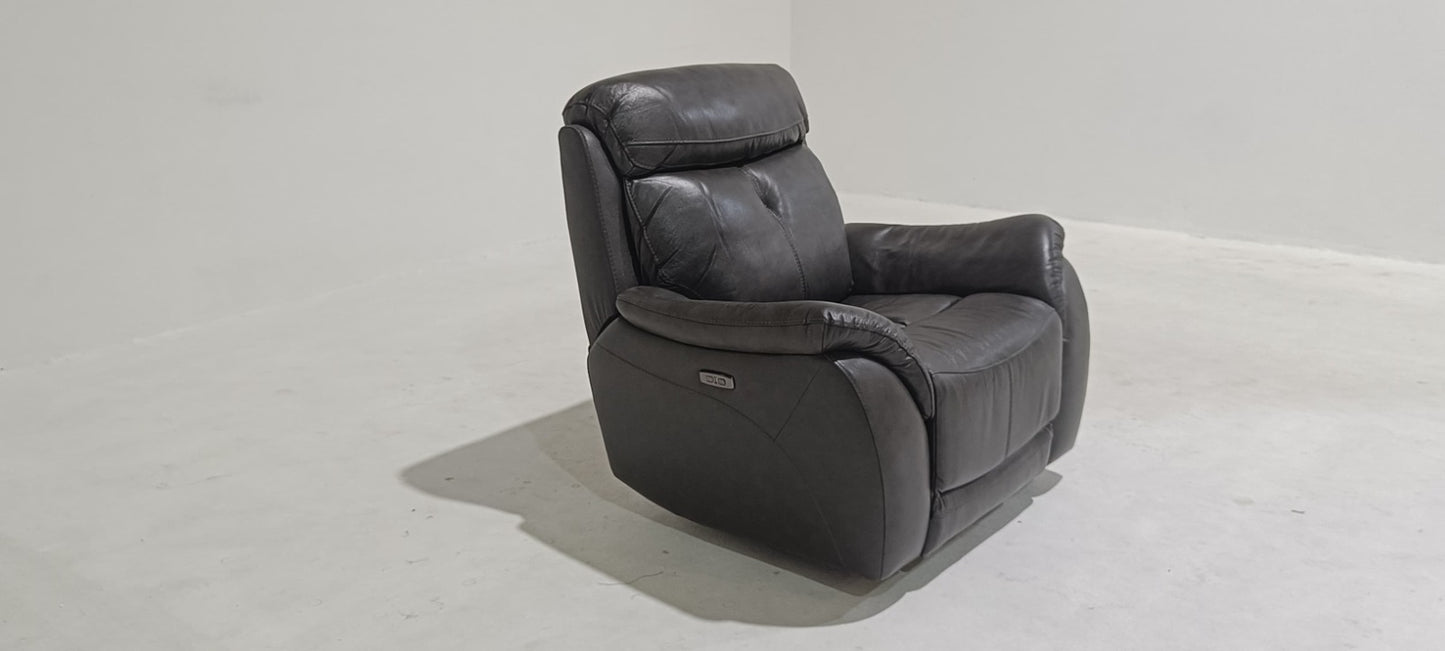 KM.167H(1) - 1 SEATER RECLINER(ELECTRIC) - BLR WH