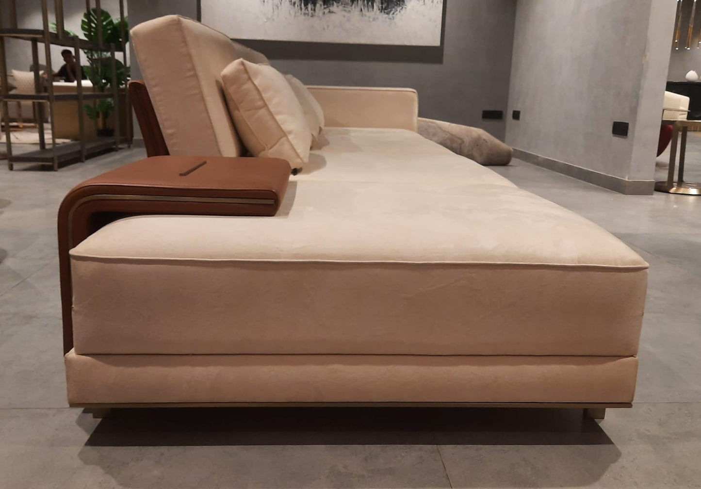 LOUNGE SOFA - 3 SEATER + LOUNGE - IND DASH(BESPOKE)