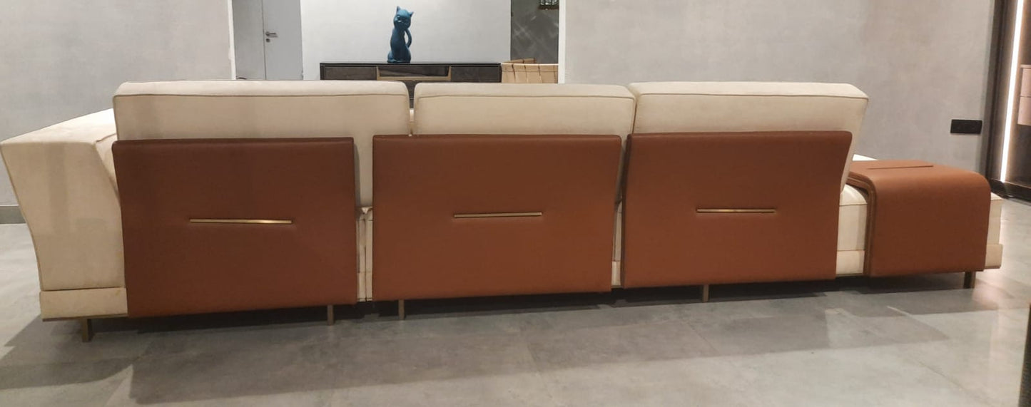 LOUNGE SOFA - 3 SEATER + LOUNGE - IND DASH(BESPOKE)