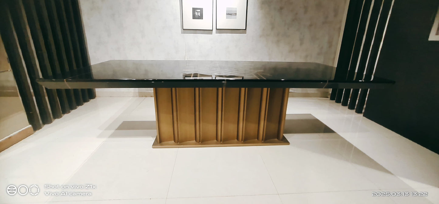 BLACK - DINING TABLE - HYD DASH(BESPOKE)