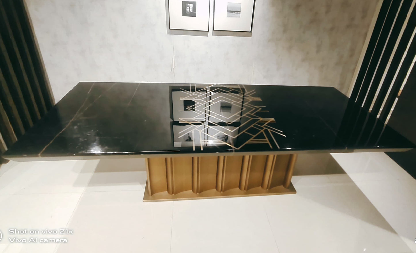 BLACK - DINING TABLE - HYD DASH(BESPOKE)