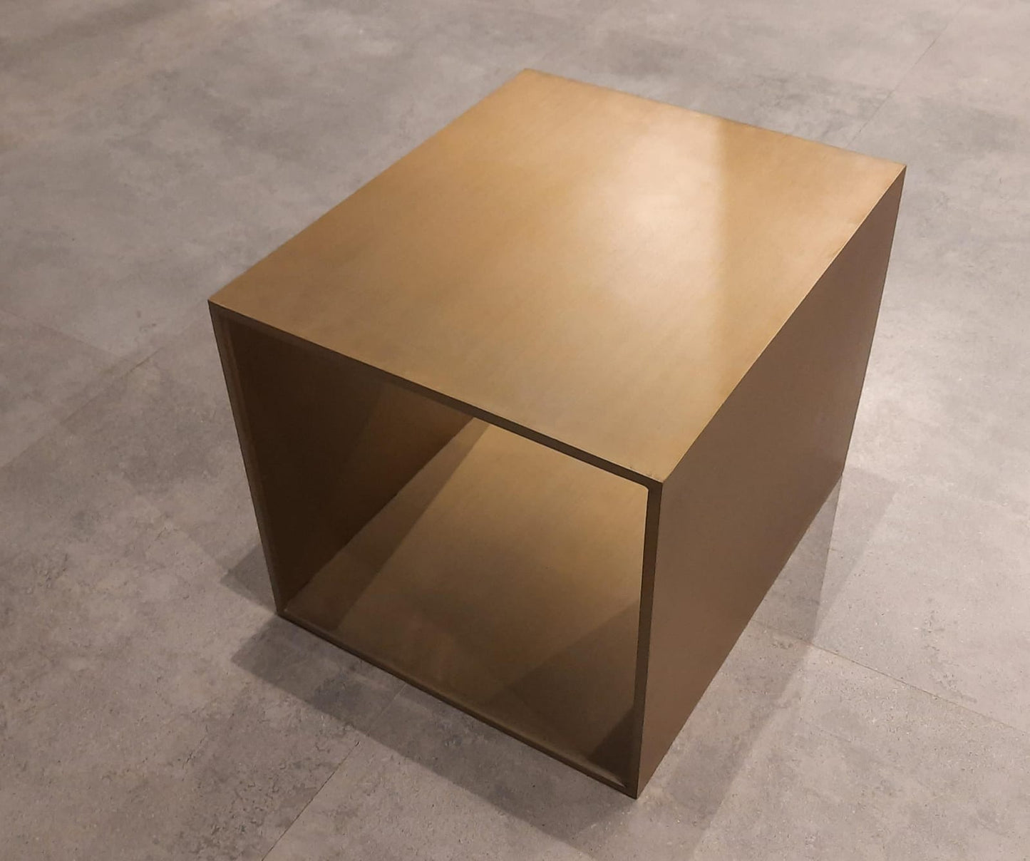 METAL CUBE - SIDE TABLE - IND DASH(BESPOKE)