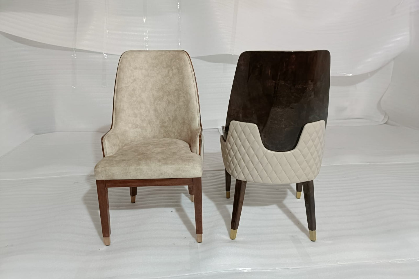 CAIRO(6) - DINING CHAIR - BLR WH
