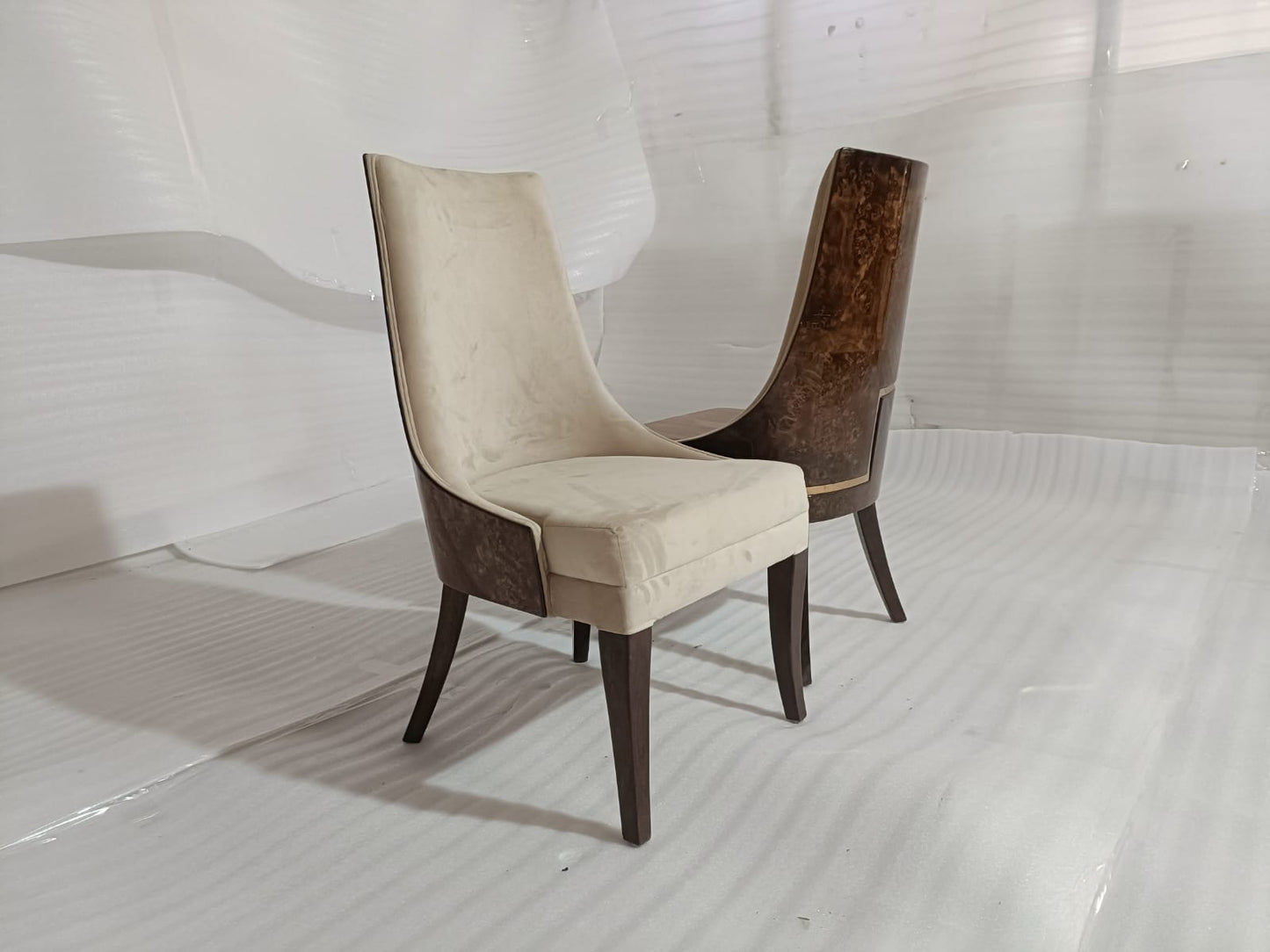 VZ(8) - DINING CHAIR - BLR WH