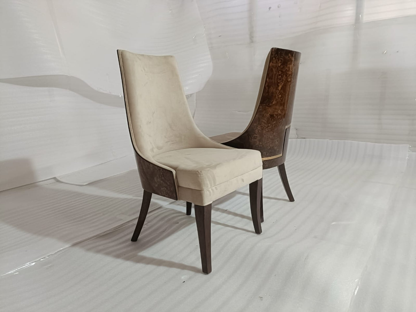 VZ(8) - DINING CHAIR - BLR WH