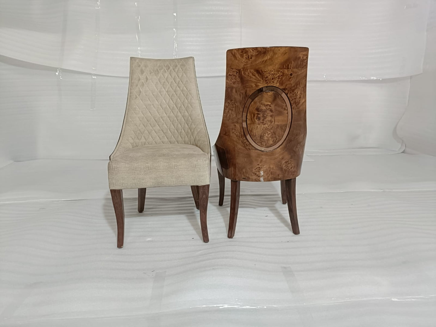 RING(7) - DINING CHAIR - BLR WH