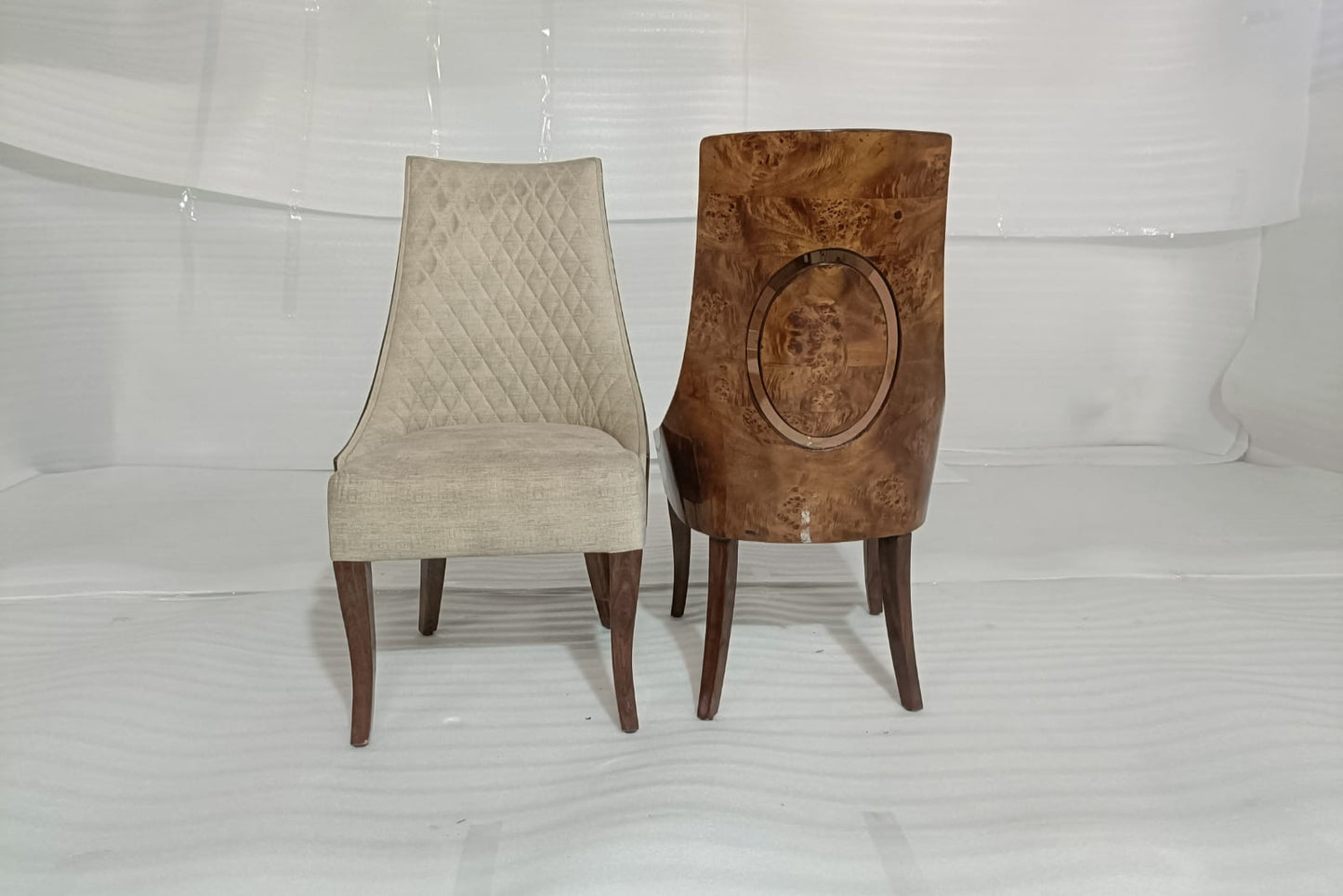 RING(7) - DINING CHAIR - BLR WH