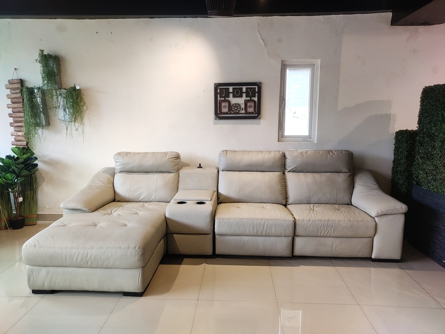 1735 - 3 SEATER+CHAISE(ELECTRIC) - BTM