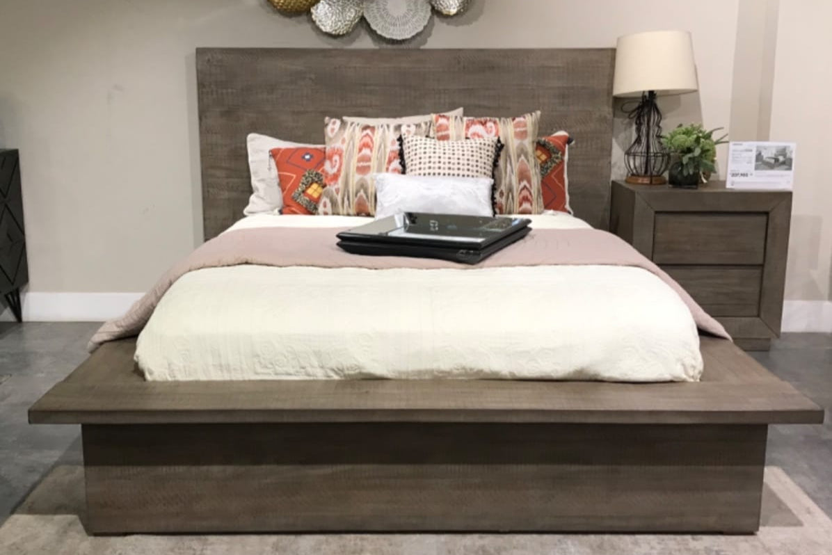 LANGFORD - QUEEN BED - MUM WH