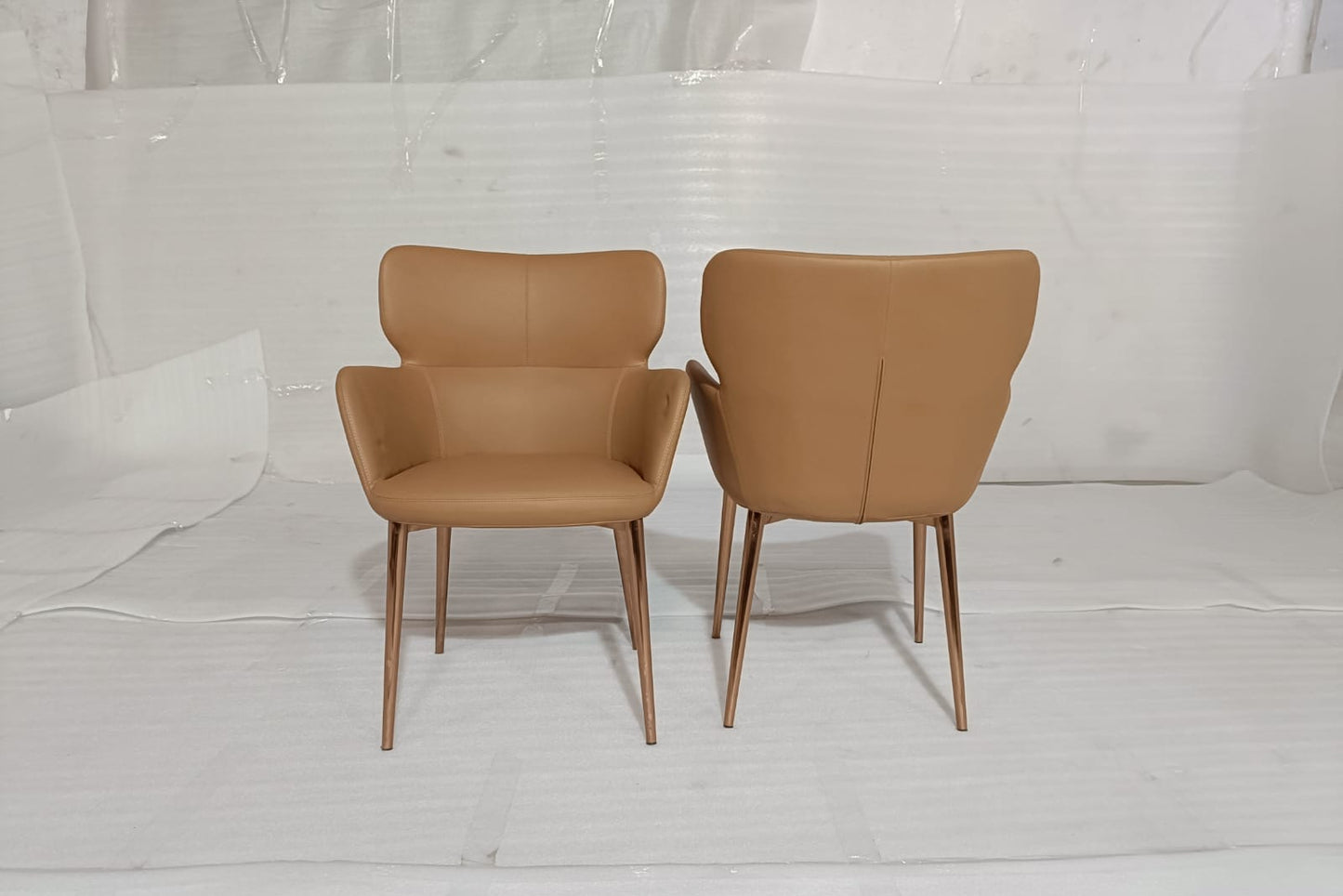 HN69(2) - DINING CHAIR - BLR WH
