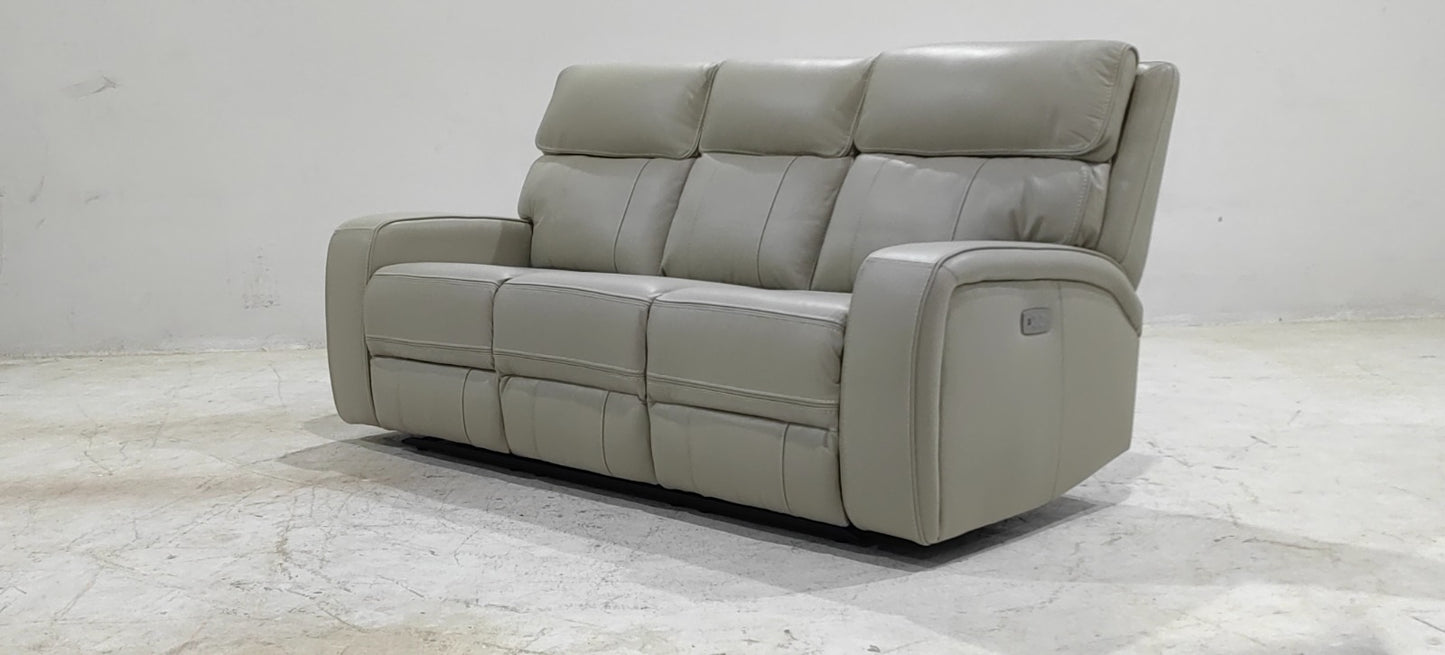 KM.132H(2) - 3 SEATER RECLINER(ELECTRIC) - BLR WH