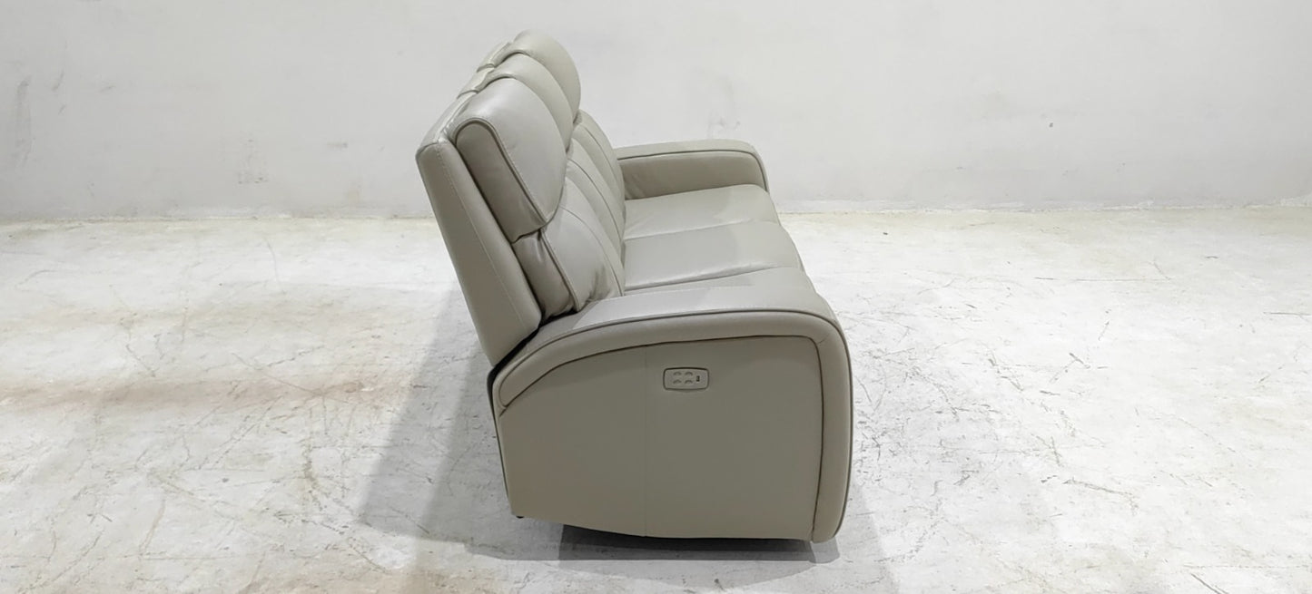 KM.132H(2) - 3 SEATER RECLINER(ELECTRIC) - BLR WH