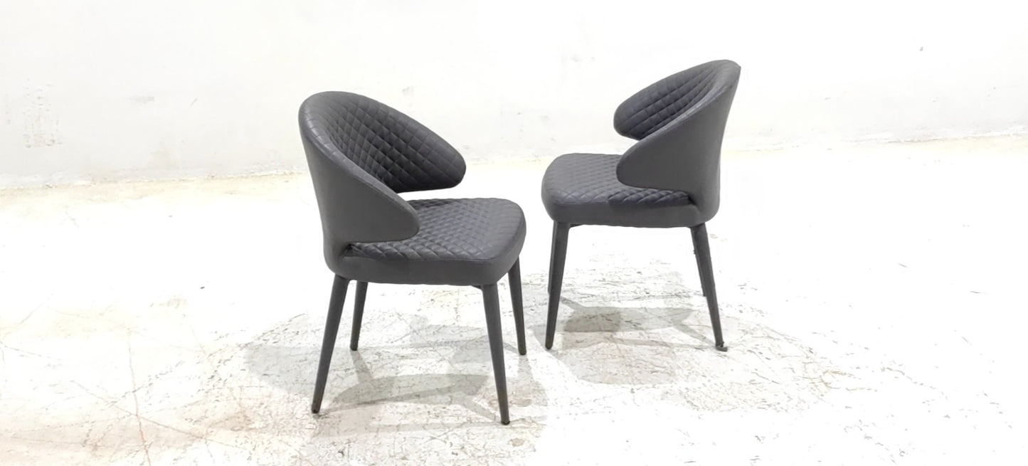 DC-HD-8722/HW(6) - DINING CHAIR - BLR WH