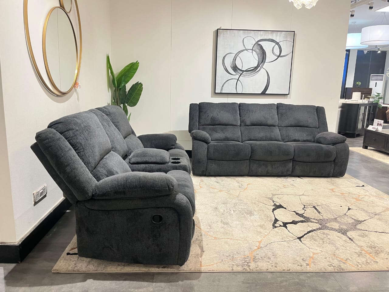 7650488+94 - 3+2 SEATER RECLINER(MANUAL) - NAR