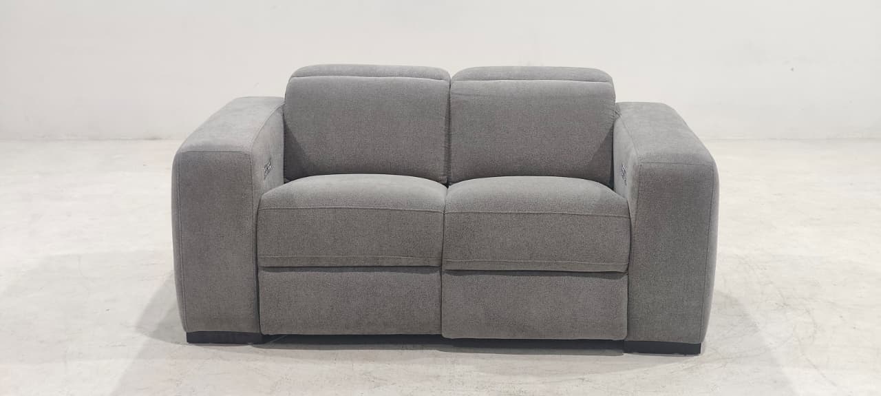 KM.213HM - 2 SEATER RECLINER(ELECTRIC) - BLR WH
