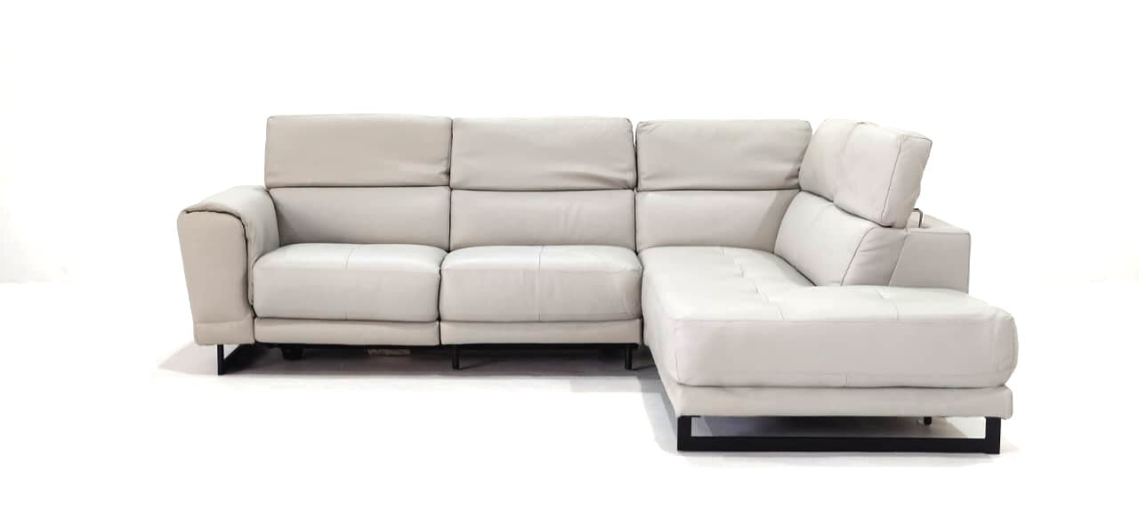 C160-201+182 - 2 SEATER+CHAISE - BLR WH
