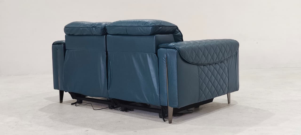 KM.5167(4) - 2 SEATER RECLINER(ELECTRIC) - BLR WH