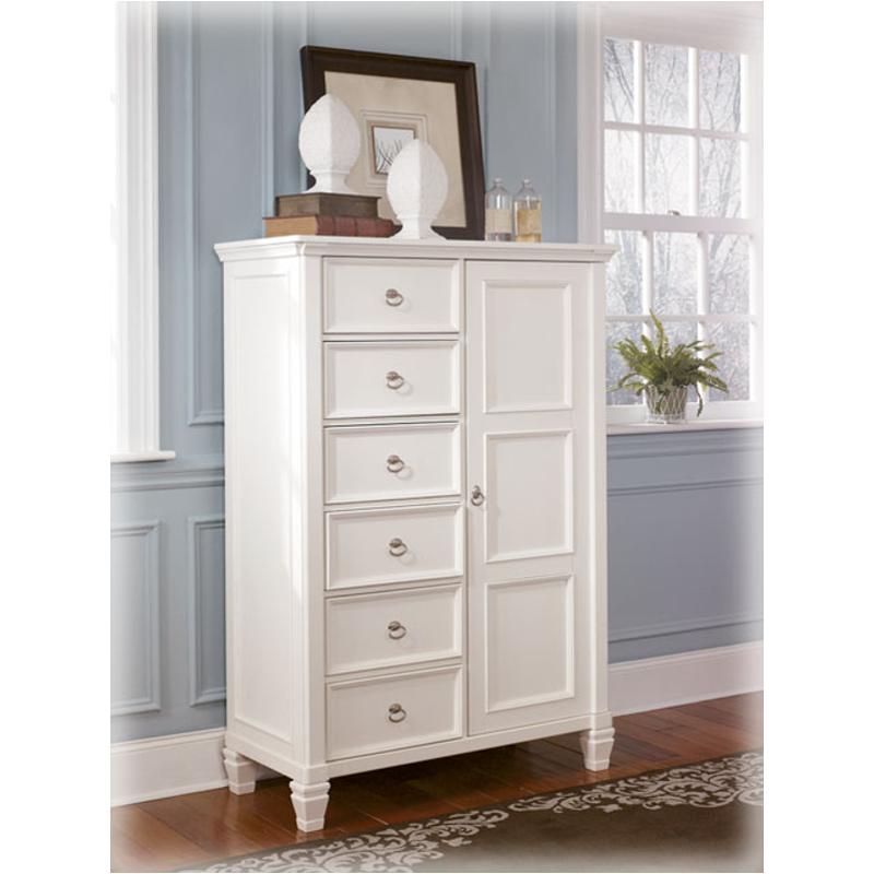 B672-48(6) - CHEST OF DRAWER - BLR WH