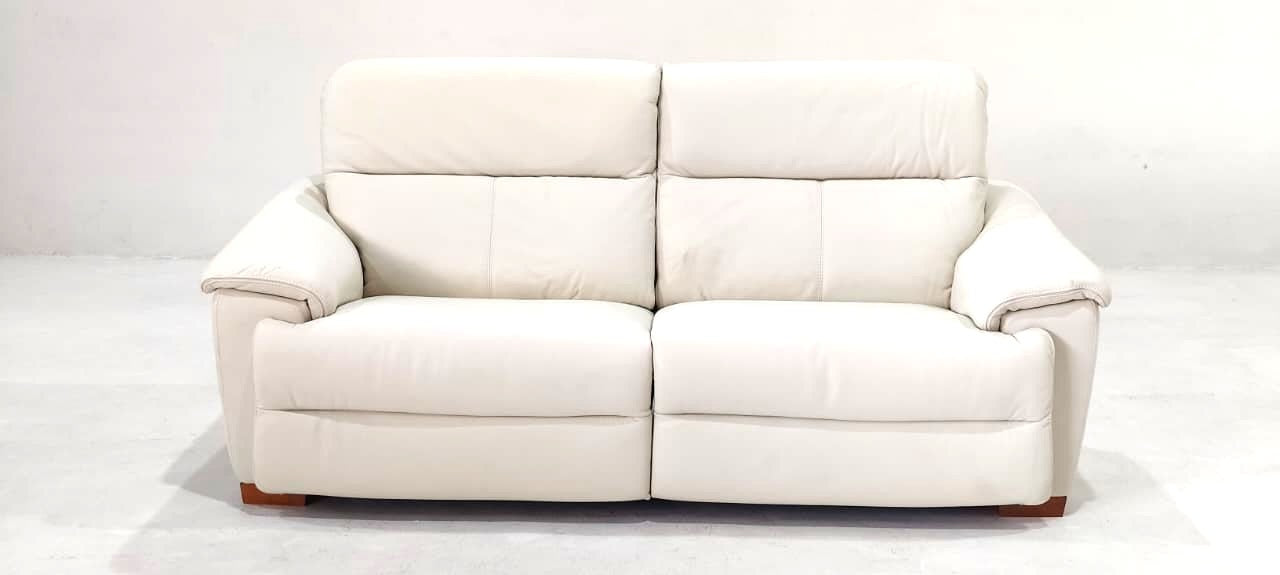 C063-N46-20(3) - 2 SEATER RECLINER(ELECTRIC) - BLR WH