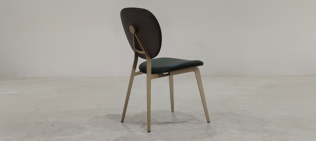 Y166(3) - DINING CHAIR - BLR WH