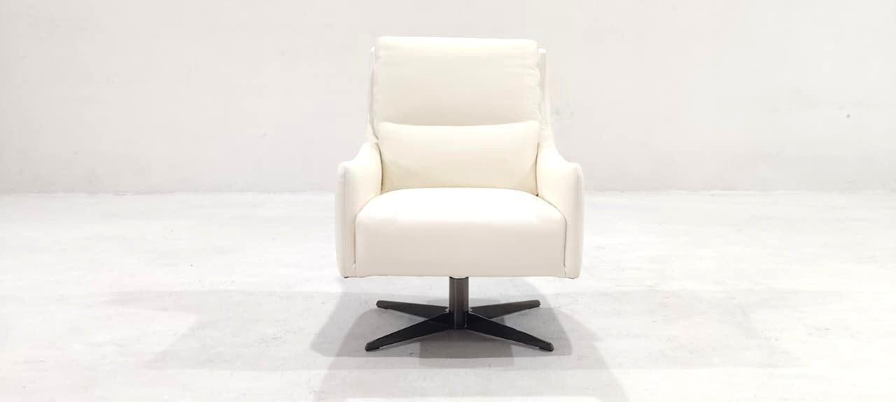 C065-066-10(2) - SWIVEL CHAIR - BLR WH