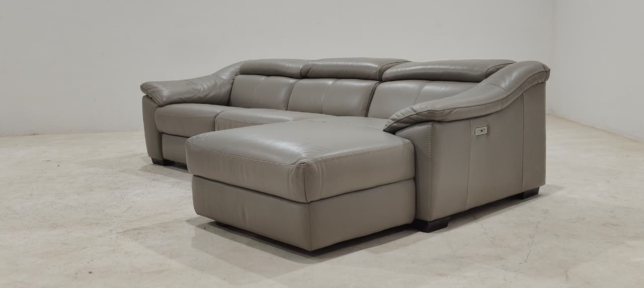 C072-514+291+189-14 - 3 SEATER+CHAISE - BLR WH