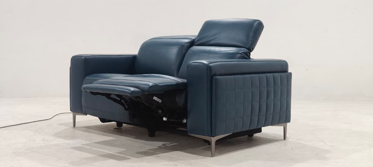 KF.825B - 2 SEATER RECLINER(ELECTRIC) - BLR WH