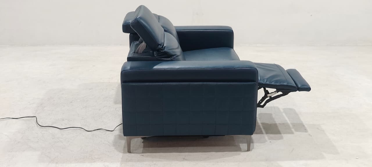 KF.825B - 2 SEATER RECLINER(ELECTRIC) - BLR WH