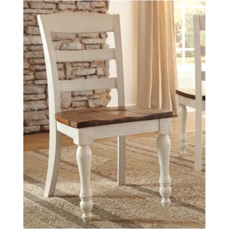 D712-01(35) - DINING CHAIR - BLR WH